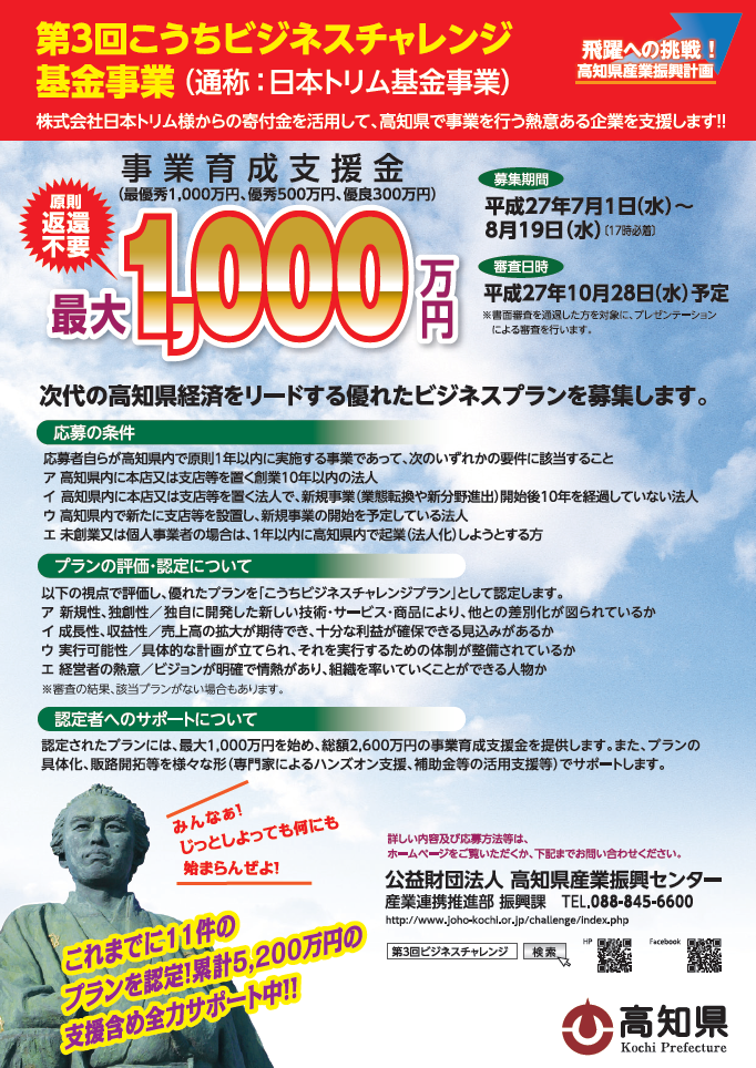 こうちビジネスチャレンジ第3回
