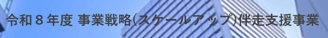 事業戦略（スケールアップ）伴走支援事業